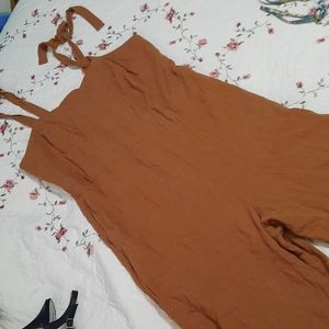 NWT Universal Threads Brown jumpsuit Large
